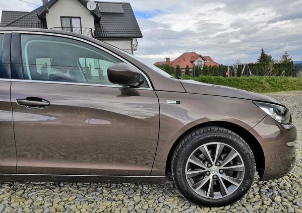 Peugeot 308 cena 34900 przebieg: 100000, rok produkcji 2016 z Tuchów małe 742